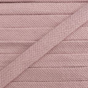 Bavlnená šnúra plochá 13 mm old pink