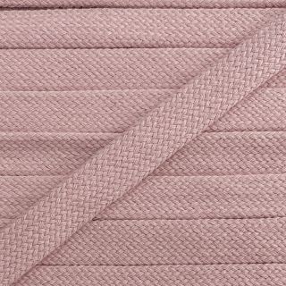 Bavlnená šnúra plochá 13 mm old pink