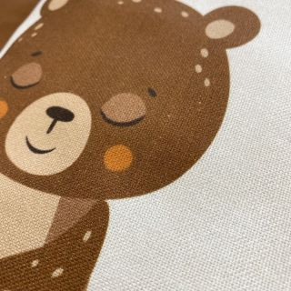 Tkanina dekoracyjna Kids room deco PANEL linenlook digital print