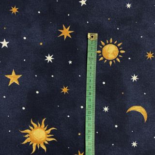 Tkanina dekoracyjna premium GLOW IN THE DARK Starry night