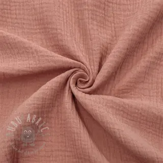 Muślin double gauze blush ORGANIC