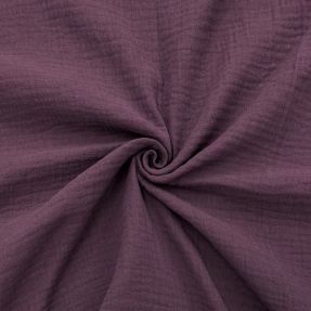 Podwójna gaza/muslin aubergine