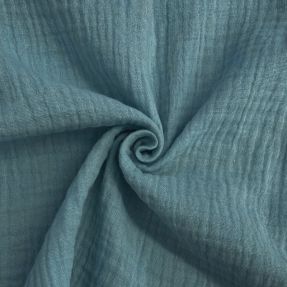 Podwójna gaza/muslin blue shadow