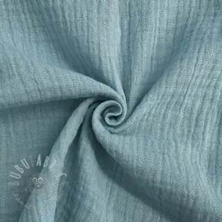 Muślin double gauze teal