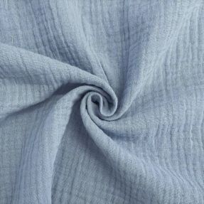 Dvojitá gázovina/mušelín blue