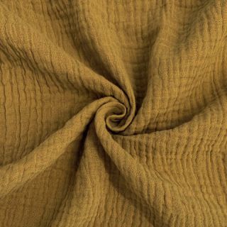 Podwójna gaza/muslin ochre