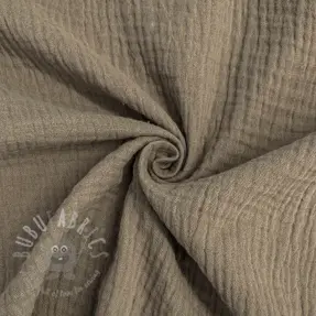 Muślin double gauze sand