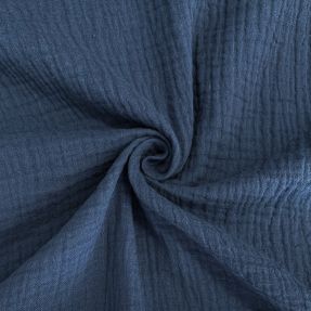 Podwójna gaza/muslin indigo