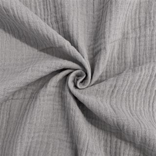 Muślin double gauze grey