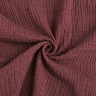Double gaza/muslin rouge ORGANIC