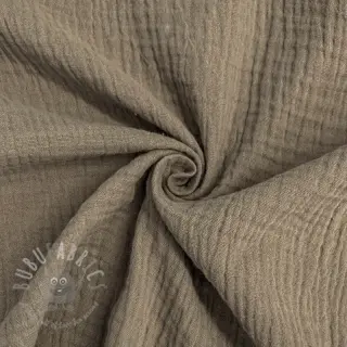 Muślin double gauze sand ORGANIC