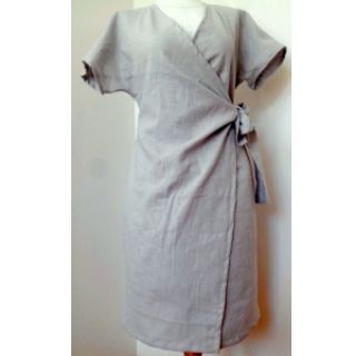 Len enzymatycznie prany light grey