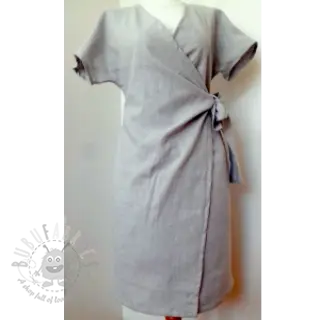 Len enzymatycznie prany light grey