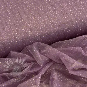 Tiul na TUTU ROYAL SPARKLE dark lilac gold