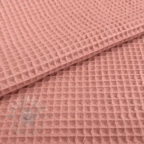 Wafel bawełniany blush