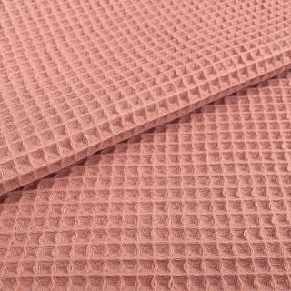 Bawełna o splocie waflowym blush