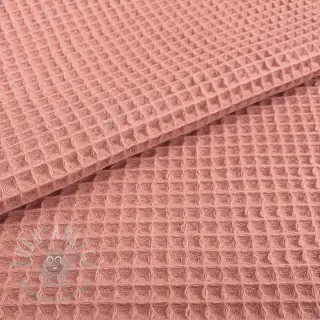 Wafel bawełniany blush