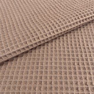 Bawełna o splocie waflowym camel