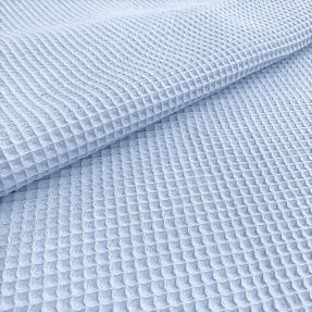 Wafel bawełniany light blue