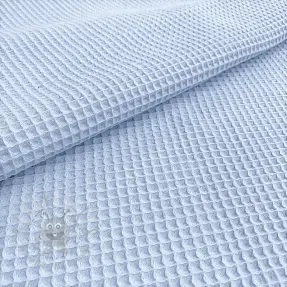 Wafel bawełniany light blue