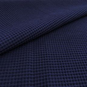 Bawełna wafl navy