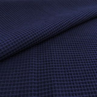 Bawełna wafl navy