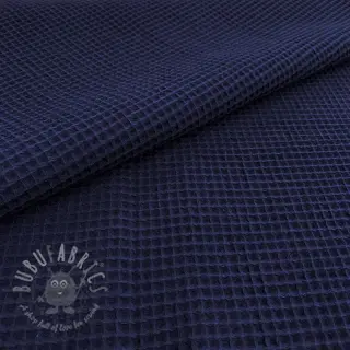 Wafel bawełniany navy