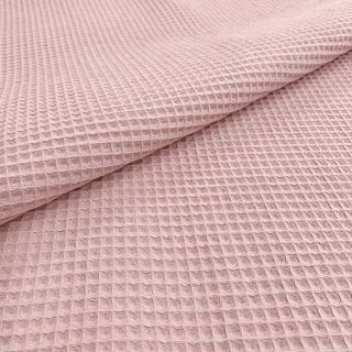 Bavlna s vaflovou väzbou bleached rose