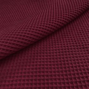 Wafel bawełniany bordeaux