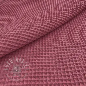 Wafel bawełniany dark rose