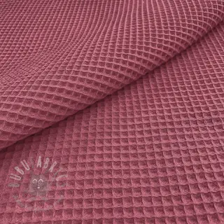 Wafel bawełniany dark rose