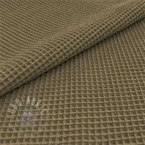 Wafel bawełniany moss green