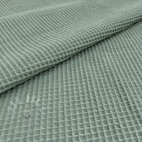 Wafel bawełniany dark green