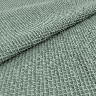 Bavlna s vaflovou väzbou dark green
