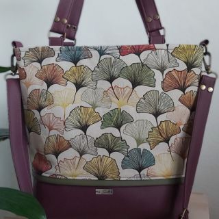 Tkanina dekoracyjna Linenlook Elegant ginko digital print