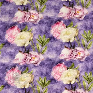 Wiskoza Artistic flowers design C digital print
