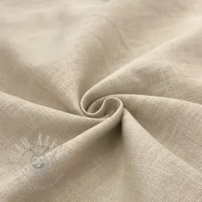 Len enzymatycznie prany beige