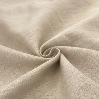 Ľan predpraný beige