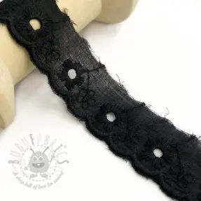 Koronka Mini flower black