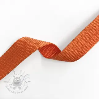 Taśma parciana 2,5 cm orange