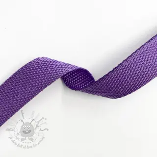 Taśma parciana 2,5 cm purple