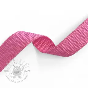 Taśma parciana 2,5 cm pink