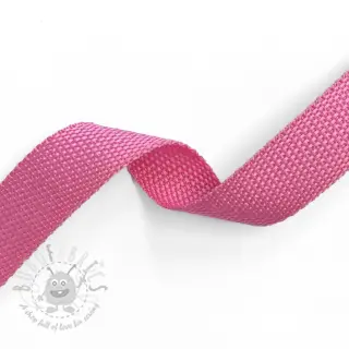 Taśma parciana 2,5 cm pink