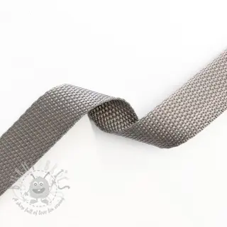 Taśma parciana 2,5 cm light grey