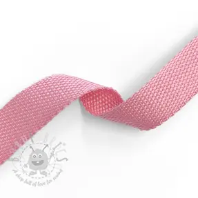 Taśma parciana 2,5 cm light pink