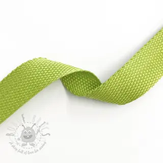 Taśma parciana 2,5 cm lime