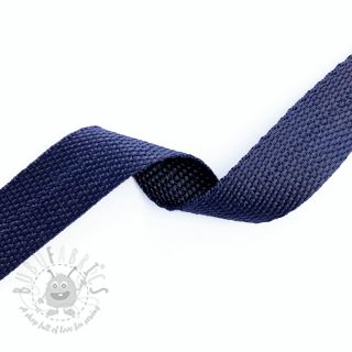 Taśma parciana 2,5 cm dark blue