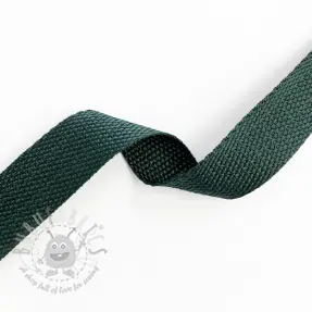 Taśma parciana 2,5 cm bottle green