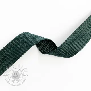 Taśma parciana 2,5 cm bottle green