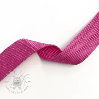 Taśma parciana 2,5 cm fuchsia